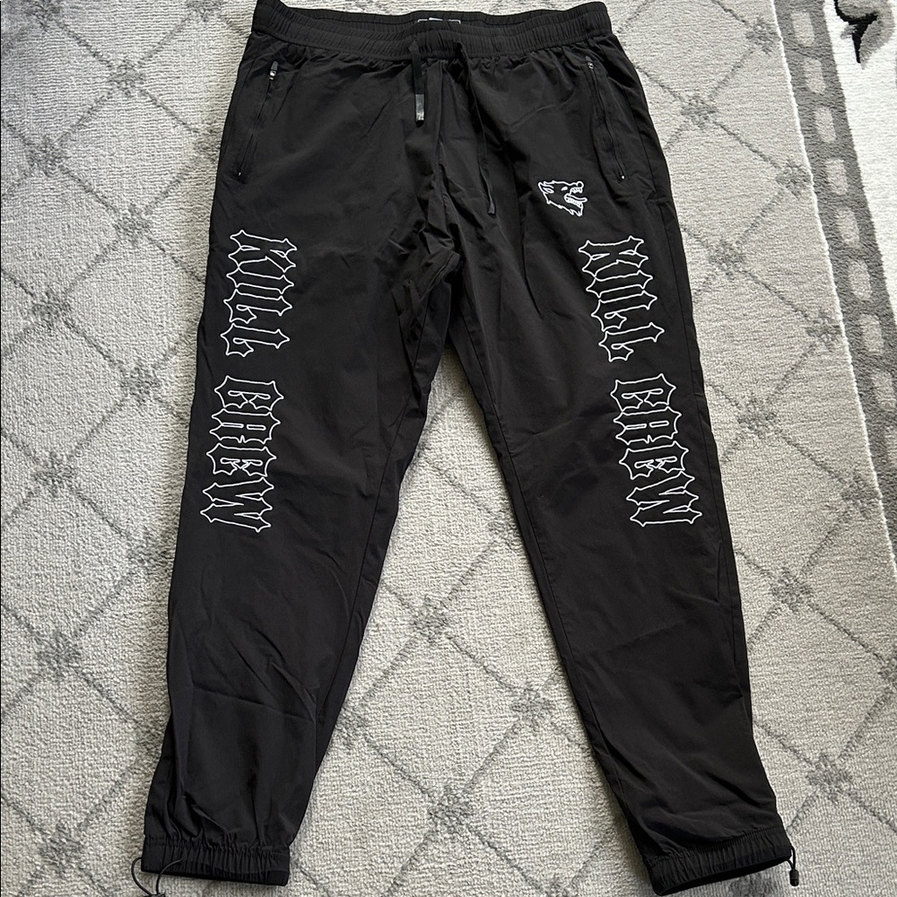 Kill Crew Black Nylon Tech Pant v2 Joggers